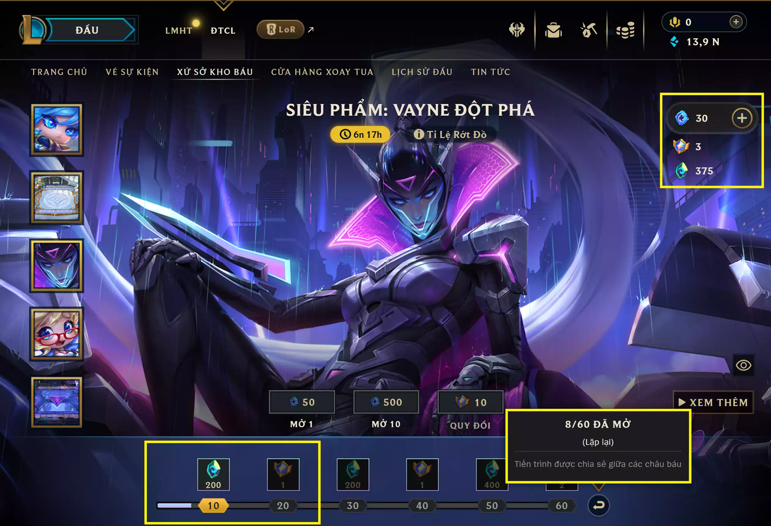 Ảnh 📮 Combo Pet VIP 📮 Yone Tà Ảnh Song Kiếm Tí Nị ▶ Aatrox Huyết Nguyệt Tí Nị ✅ Sàn Tím - Quán Giọt Cuối  ⬆️ Bộ Chưởng Lực Đẹp -  Chưởng - Hoa Linh Đoạt Mệnh 🌠  Quỷ Kiếm Darkin ✅ Sàn - 4 Sàn Đấu Đỏ Cực Đẹp ➡️ Dư 3 Huy Chương Thần Thoại (8/20)🍁 Unrank TFT - Cặp Đôi Hoàn Hảo ️🍁 Có Thẻ Đổi Tên Nhân Vật Miễn Phí